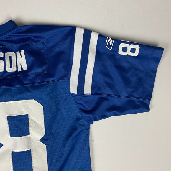Marvin Harrison Indianapolis Colts Reebok Stitch Jersey Blue Women's Size XL 88 - Picture 9 of 11